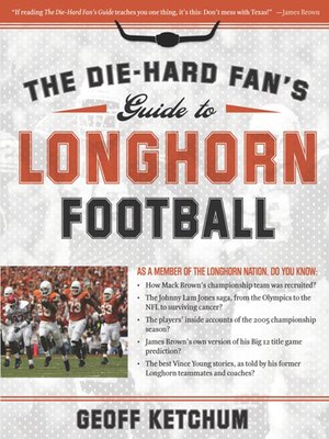 cover image of The Die-Hard Fan's Guide to Longhorn Football